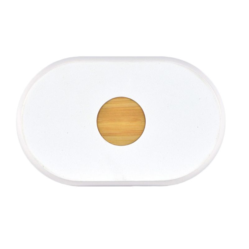Bamboo Soap Dish Rack Container with Lid