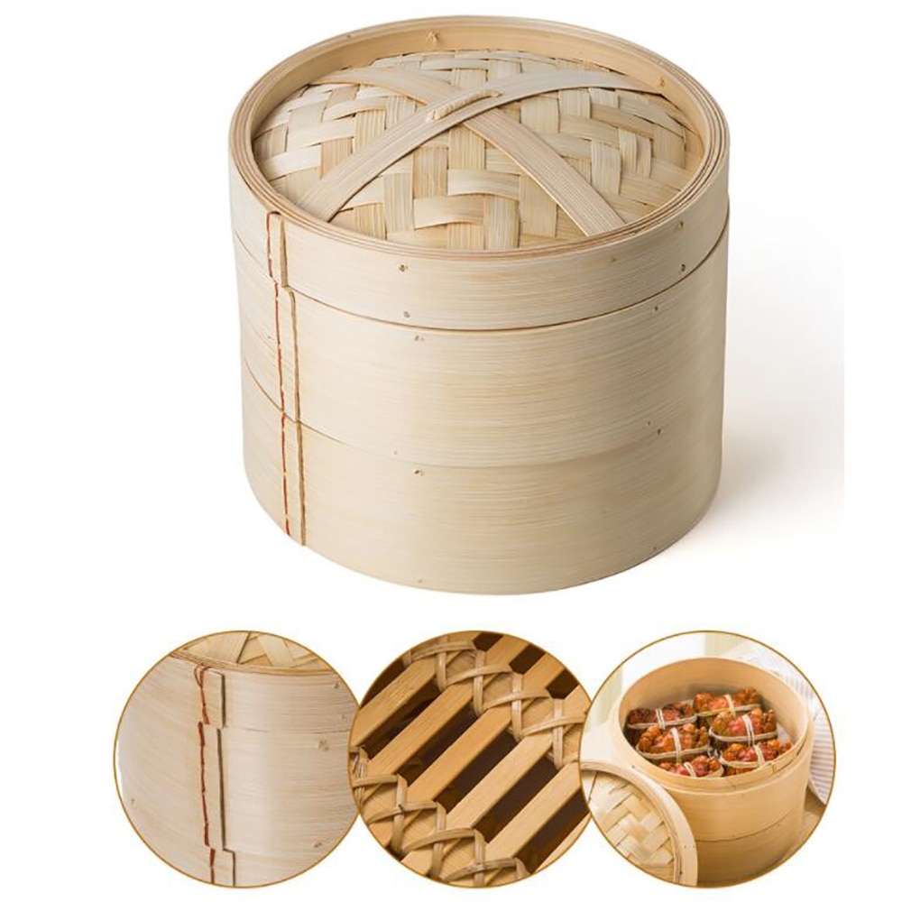 Bamboo Steamer Basket Kitchen Set Bamboo Steamer Basket Kitchen Set