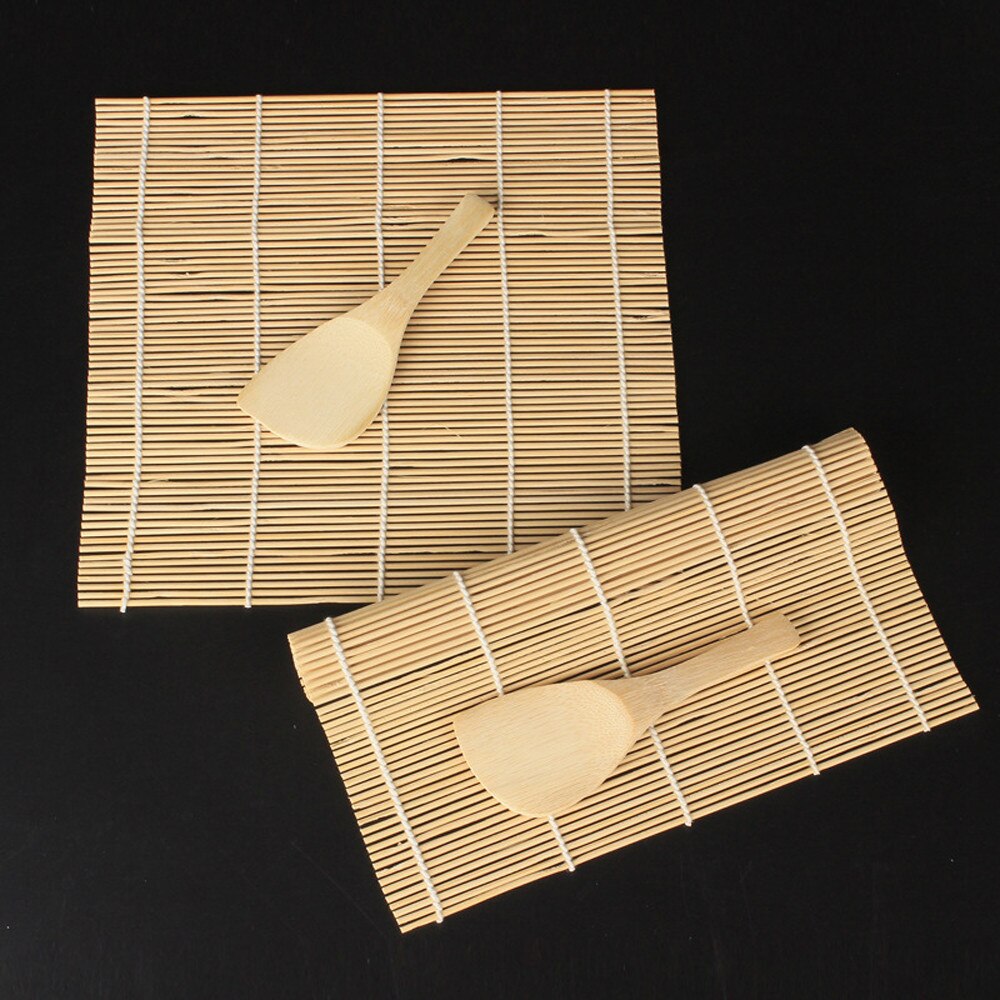 Bamboo Sushi Roller with Wooden Spoon Bamboo Sushi Roller with Wooden Spoon