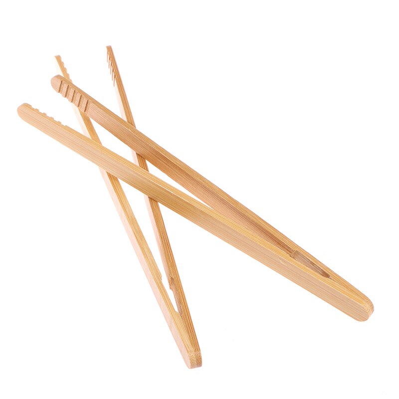 Bamboo Toaster Tongs Kitchen Tool (2 Pcs)