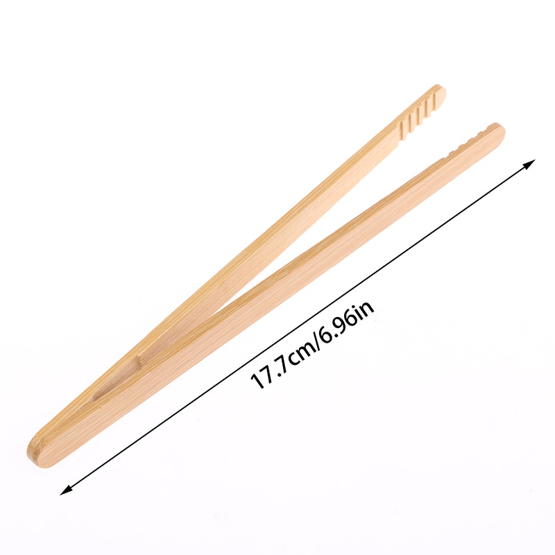 Bamboo Toaster Tongs Kitchen Tool (2 Pcs)