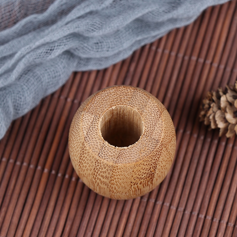 Bamboo Toothbrush Holder Wooden Stand