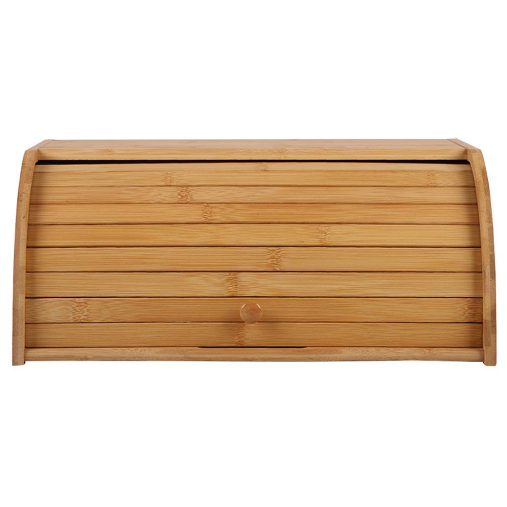 Bamboo Wood Bread Bin Box Bamboo Wood Bread Bin Box