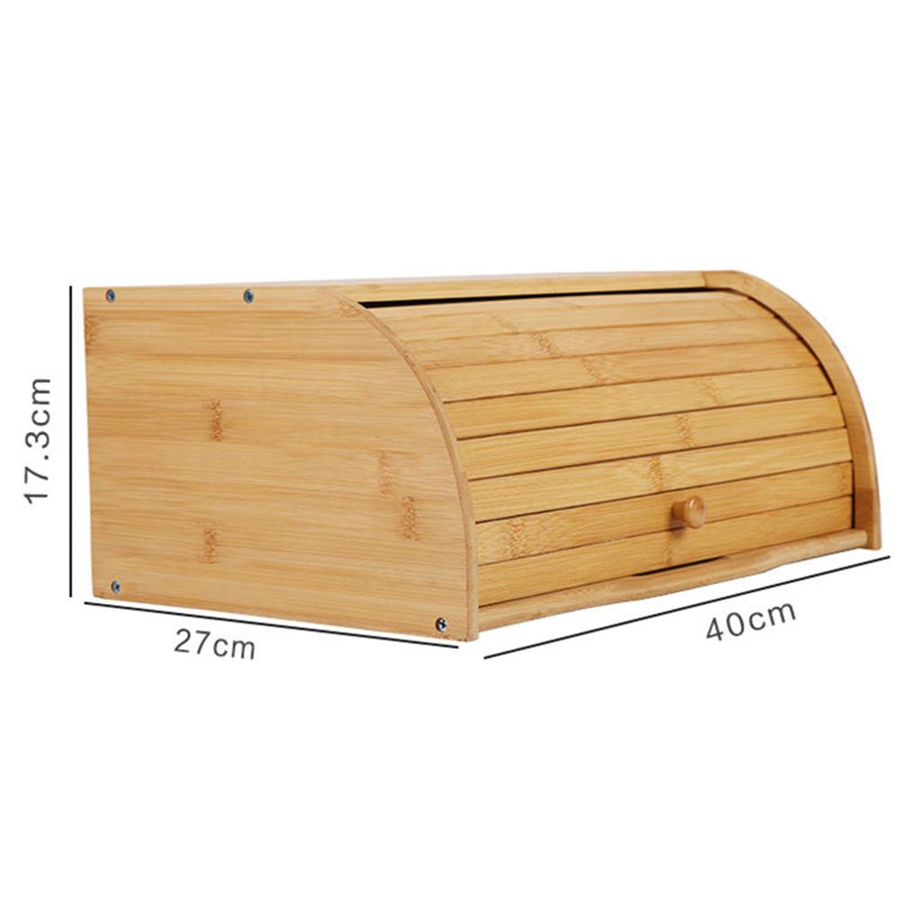 Bamboo Wood Bread Bin Box Bamboo Wood Bread Bin Box