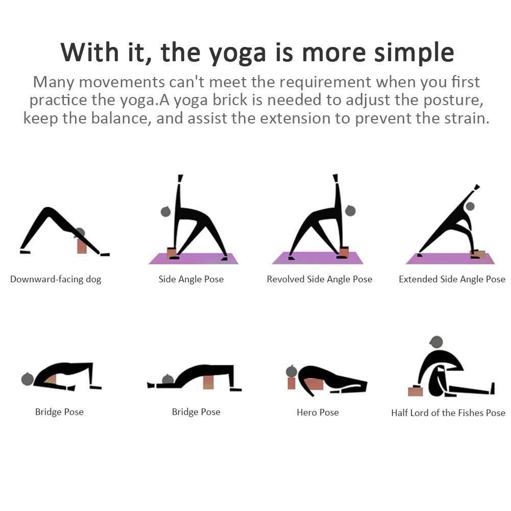 Bamboo Wood Yoga Block