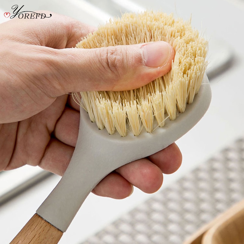 Bamboo Wooden Cleaning Brush