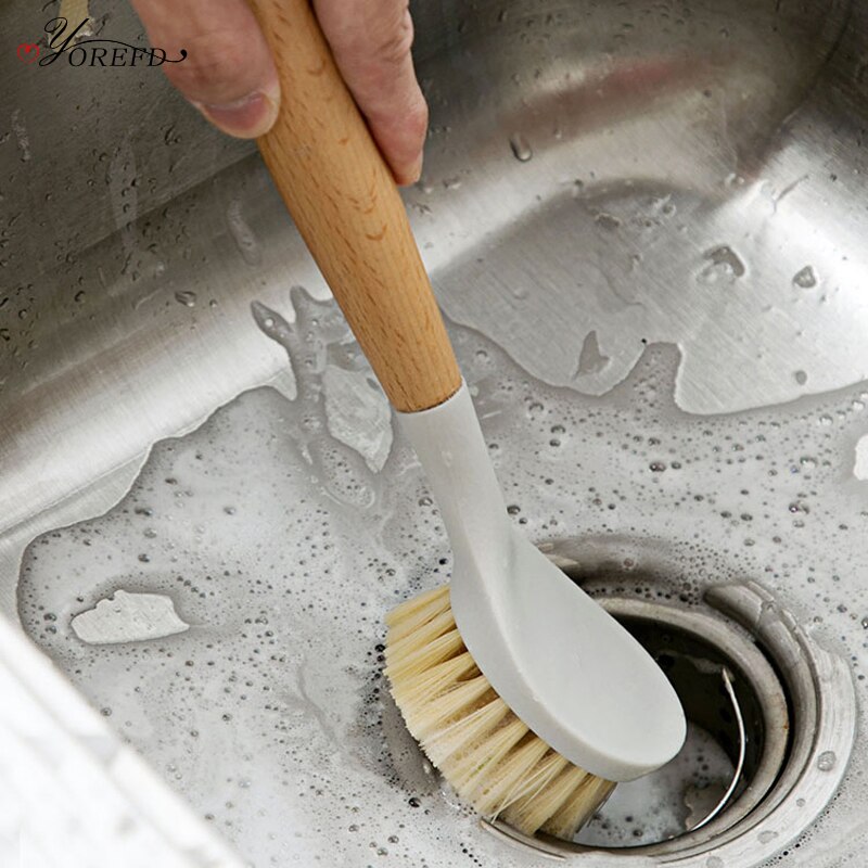 Bamboo Wooden Cleaning Brush