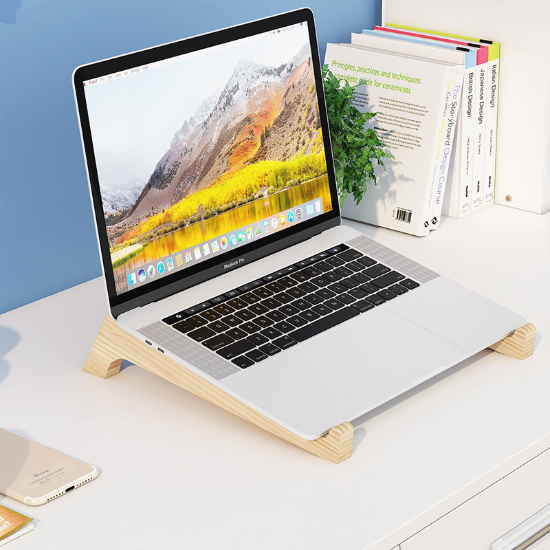 Bamboo Wooden Laptop Riser Bamboo Wooden Laptop Riser