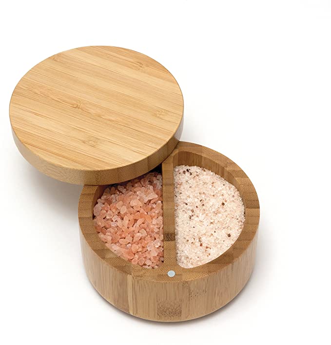 Bamboo Wooden Salt Container