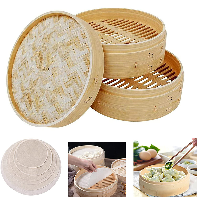 Bamboo Wooden Steamer Basket Bamboo Wooden Steamer Basket