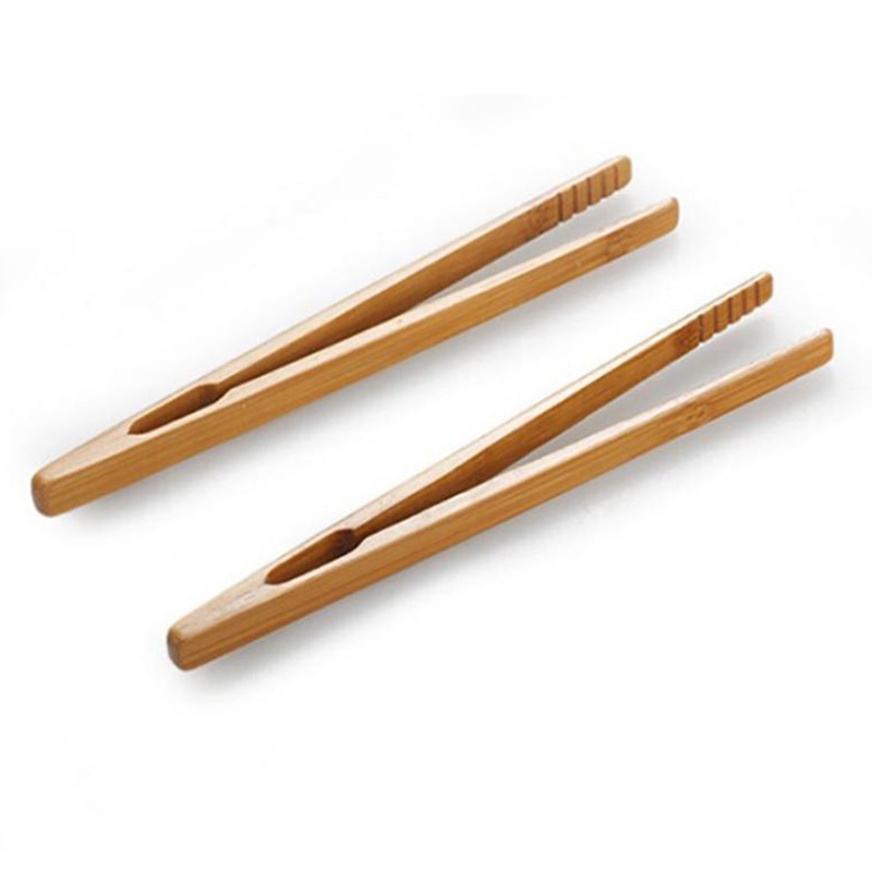 Bamboo Wooden Toaster Tongs (2 Pcs) Bamboo Wooden Toaster Tongs (2 Pcs)
