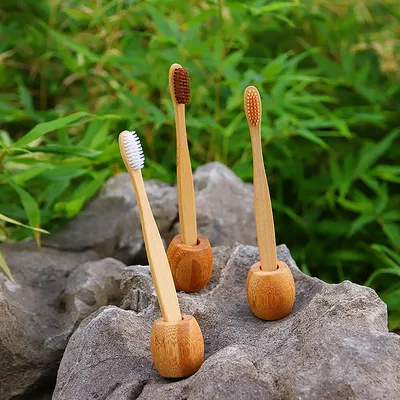 Bamboo Wooden Toothbrush Holder Bamboo Wooden Toothbrush Holder