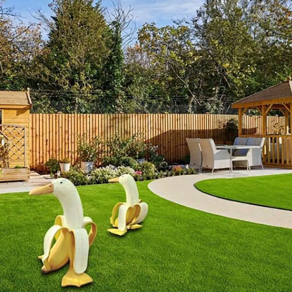 Banana Duck Creative Garden Decor Sculptures Yard Vintage Gardening Decor Art Whimsical Peeled Banana Duck Home Statues Banana Duck Creative Garden Decor Sculptures Yard Vintage Gardening Decor Art Whimsical Peeled Banana Duck Home Statues