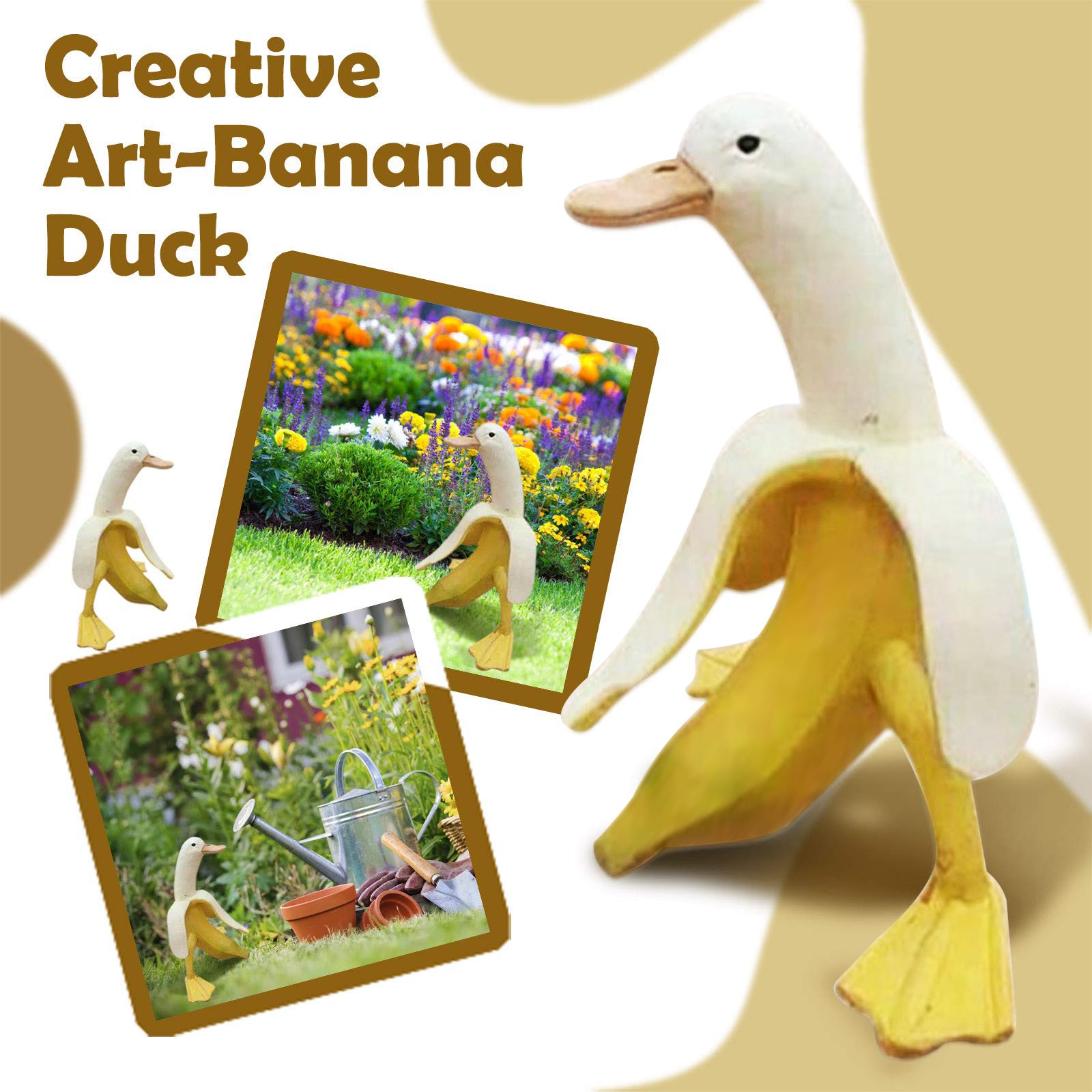 Banana Duck Creative Home Ornament