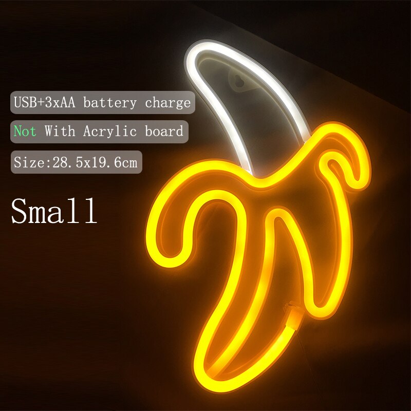 Banana Neon Sign LED Night Light Banana Neon Sign LED Night Light