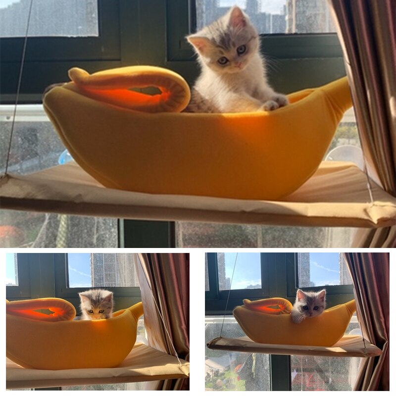 Banana Pet Bed Portable Pet Cushion