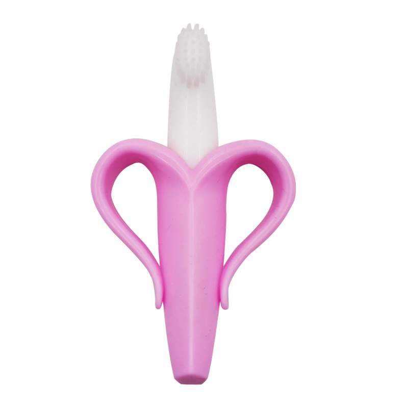 Banana Teether Baby Silicone Toothbrush Banana Teether Baby Silicone Toothbrush