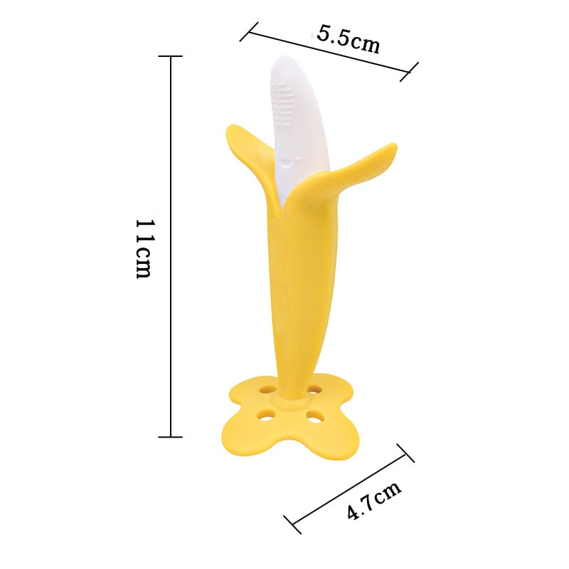 Banana Teething Toy Baby Training Toothbrush Banana Teething Toy Baby Training Toothbrush