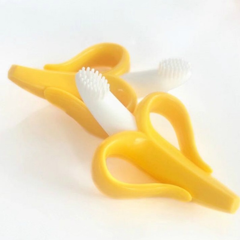 Banana Teething Toy Baby Training Toothbrush Banana Teething Toy Baby Training Toothbrush