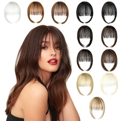 Bangs Hair Extension Clip On Wig