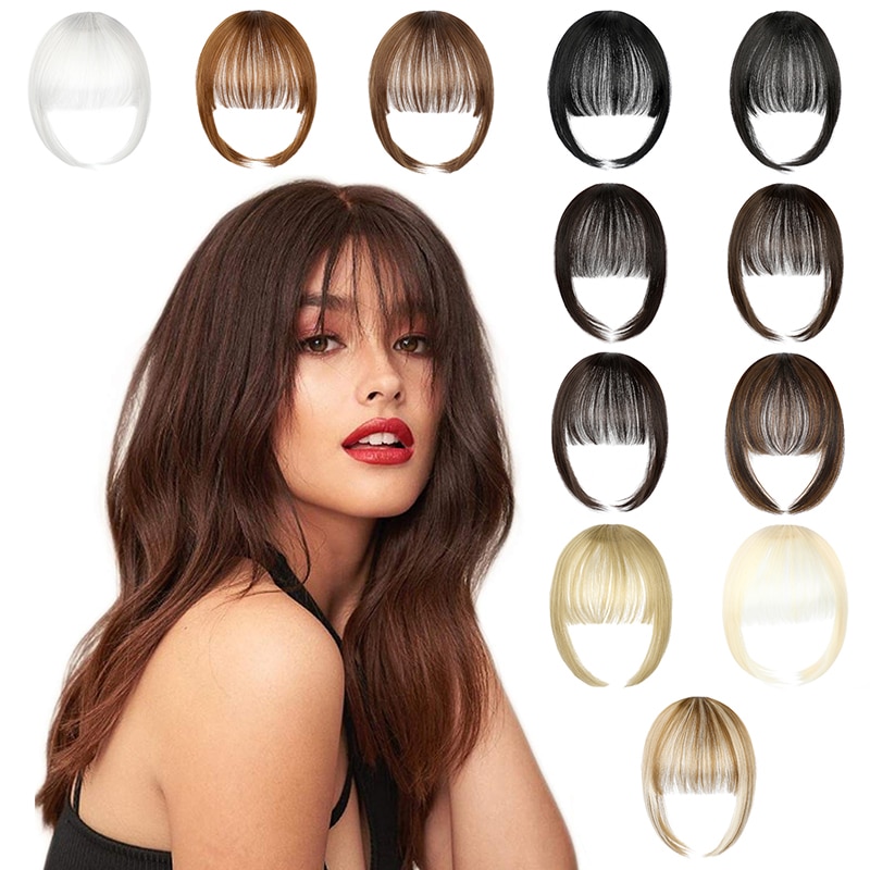 Bangs Hair Extension Clip On Wig
