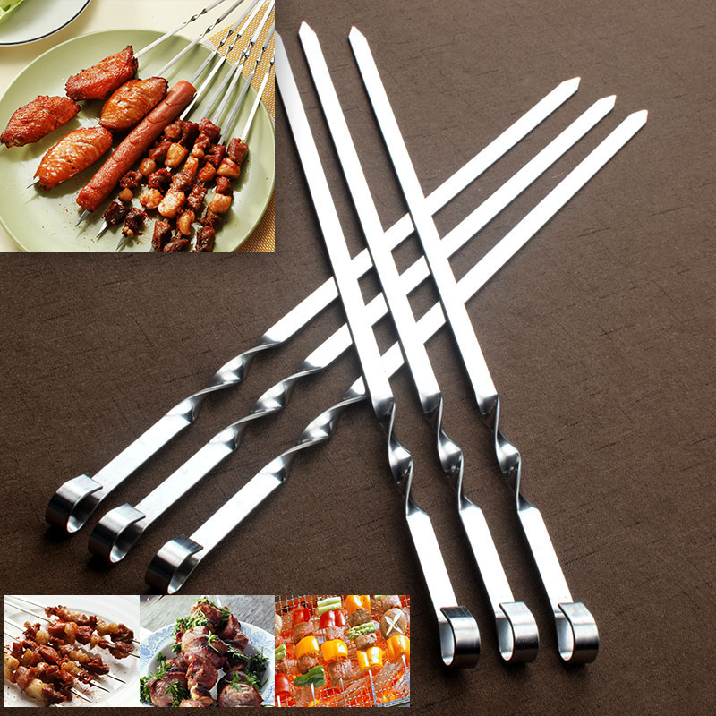 Barbecue Stainless Steel Skewers (6 Pcs) Barbecue Stainless Steel Skewers (6 Pcs)