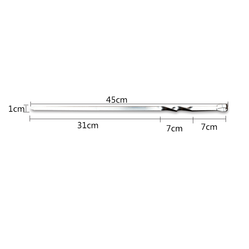 Barbecue Stainless Steel Skewers (6 Pcs) Barbecue Stainless Steel Skewers (6 Pcs)