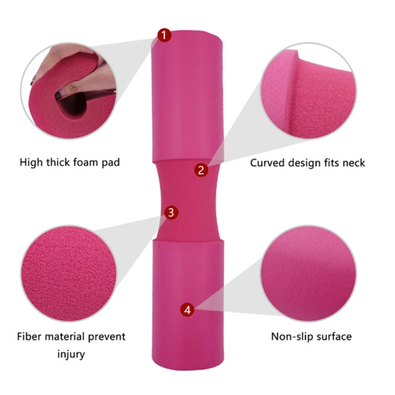 Barbell Foam Pad High Quality Neck Shoulder Durable Weightlifting Squat Set At Gym Pads Thickened Non-Slip Fitness