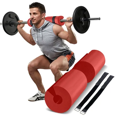 Barbell Pad Squat Pad For Squats Neck Shoulder Protective Lunges Hip Thrusts Standard and Olympic Bars Weight Lifting