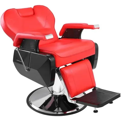 Barber Chair All Purpose for Hair Stylist Tattoo, Heavy Duty Styling Chair with 360 Degree Swivel Hydraulic PumpBeauty Barber Chair All Purpose for Hair Stylist Tattoo, Heavy Duty Styling Chair with 360 Degree Swivel Hydraulic PumpBeauty