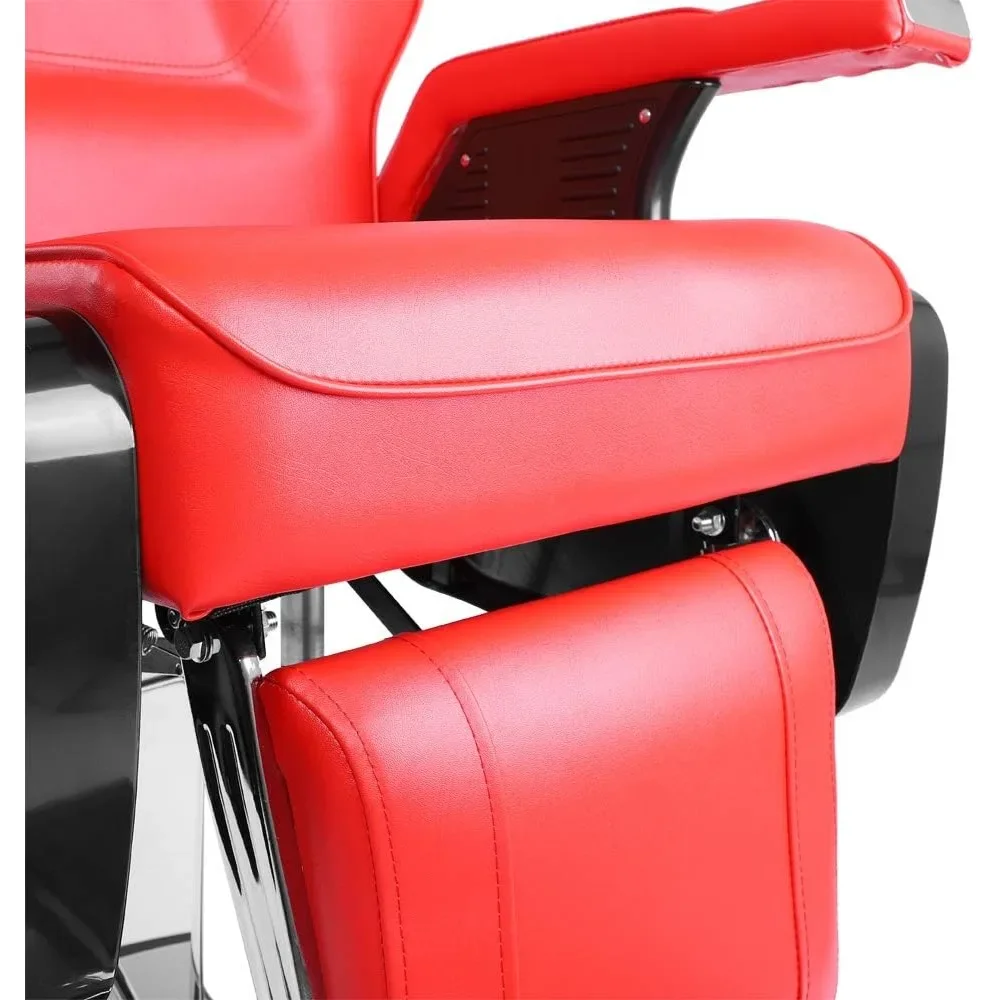 Barber Chair All Purpose for Hair Stylist Tattoo, Heavy Duty Styling Chair with 360 Degree Swivel Hydraulic PumpBeauty Barber Chair All Purpose for Hair Stylist Tattoo, Heavy Duty Styling Chair with 360 Degree Swivel Hydraulic PumpBeauty