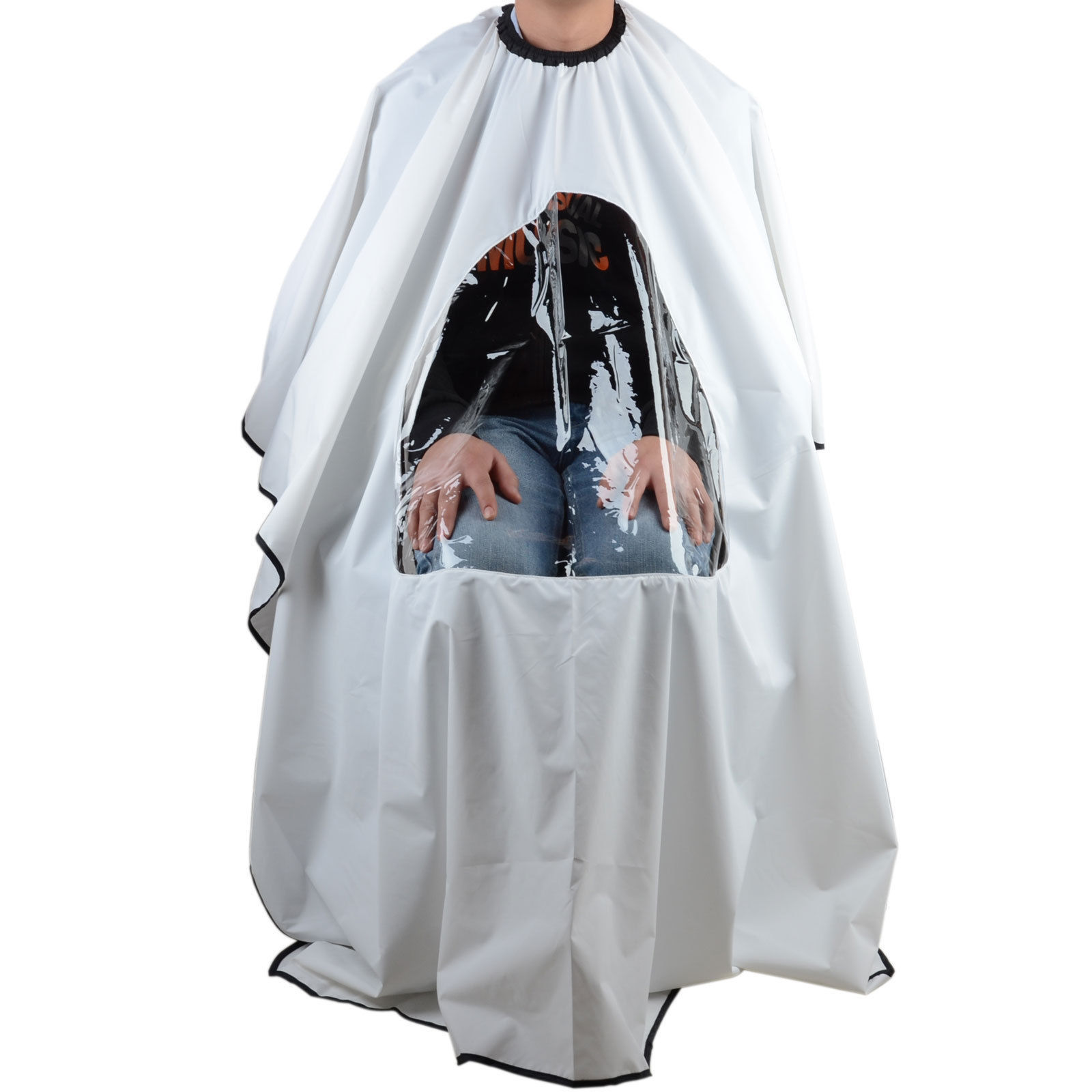 Barber Gown with Clear Window Barber Gown with Clear Window