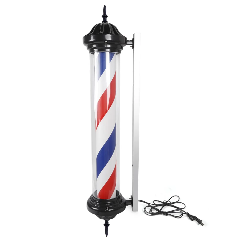 Barber Light, Rotating Red, Blue, White Design, Aluminum and Iron, 105° Beam Angle, Efficient Lighting for Salons Barber Light, Rotating Red, Blue, White Design, Aluminum and Iron, 105° Beam Angle, Efficient Lighting for Salons
