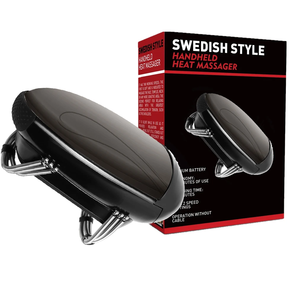 Barber Massager Professional Vibration Massager Barbershop Cordless Handheld Heat Massager USB Charging Body Neck Head Barber Massager Professional Vibration Massager Barbershop Cordless Handheld Heat Massager USB Charging Body Neck Head