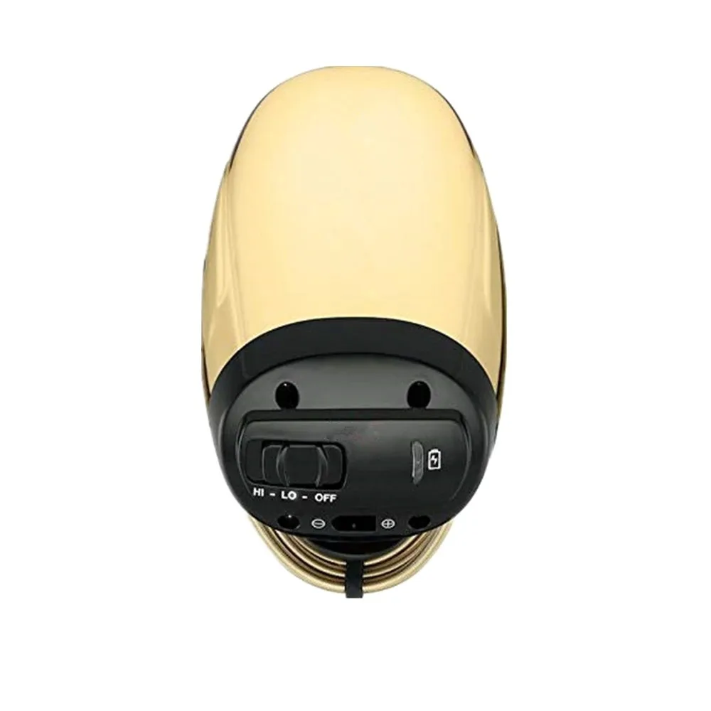 Barberology Massager Professional Cordless Metal Handheld Heat Massager USB Charge Vibration Head Massage