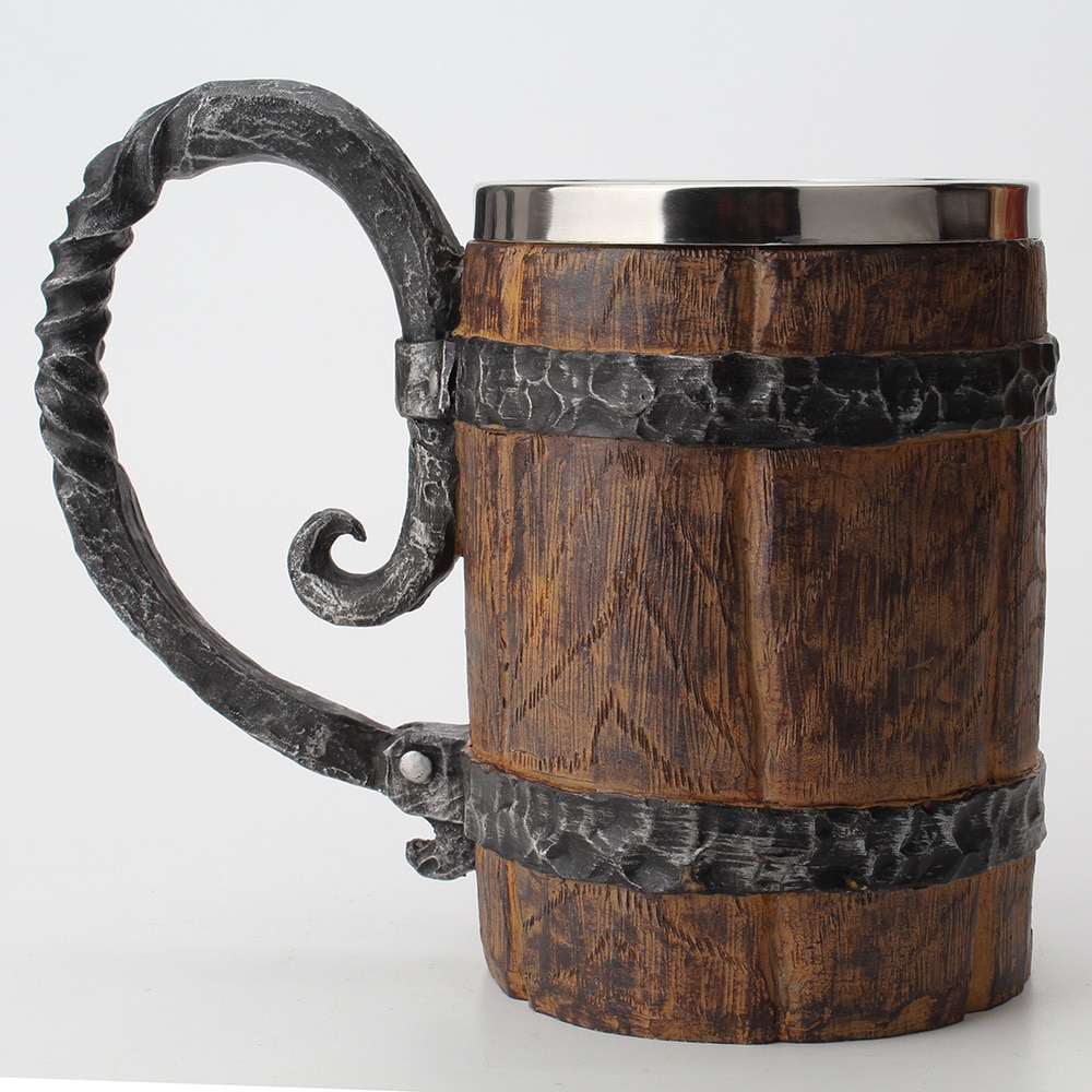 Barrel Mug Vintage Wooden Cup Barrel Mug Vintage Wooden Cup