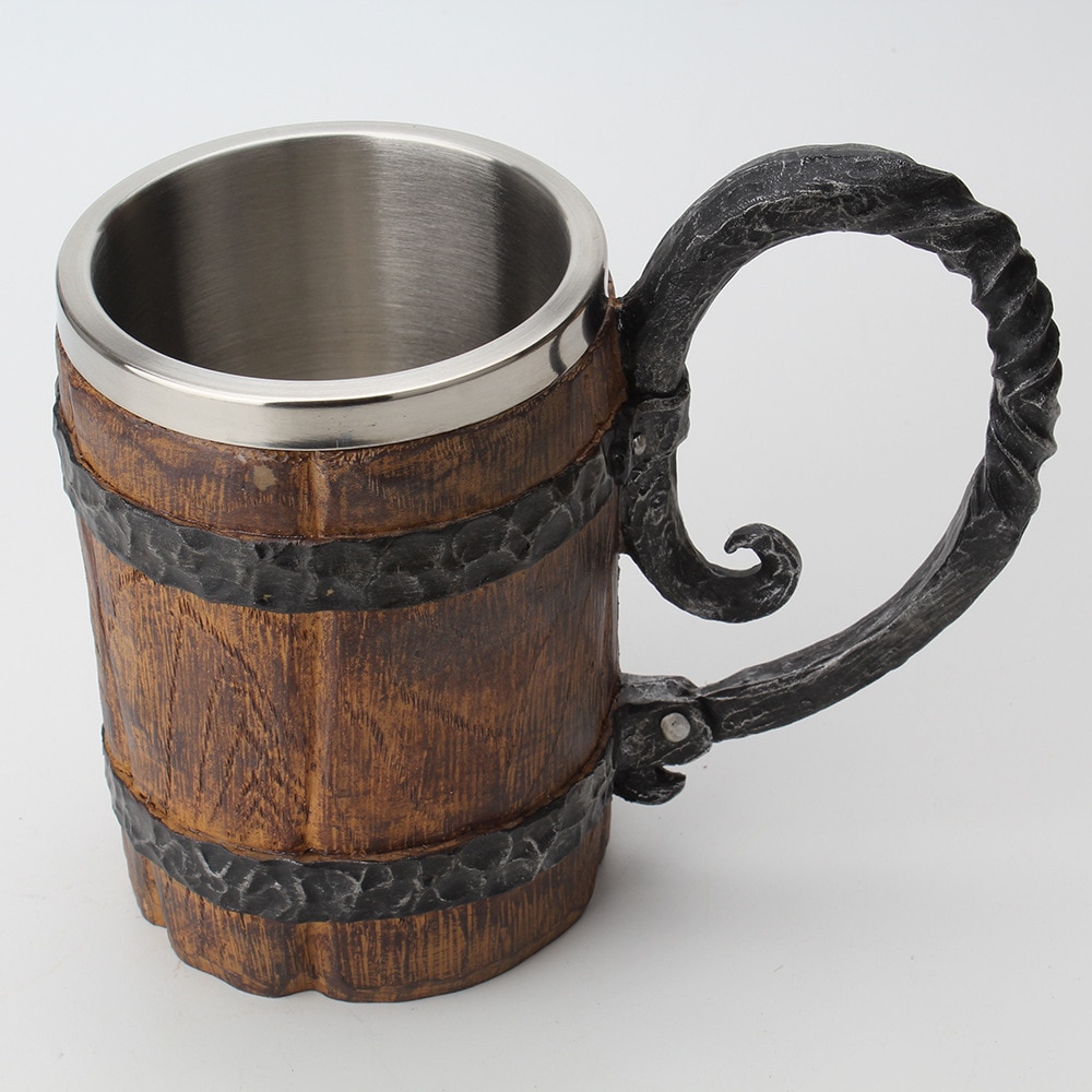Barrel Mug Vintage Wooden Cup