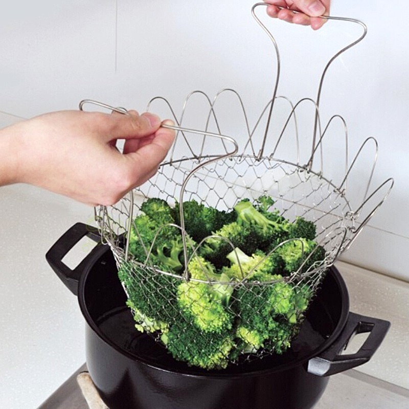 Basket Strainer Foldable Kitchen Tool