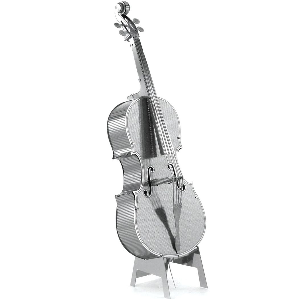 Bass Cello DIY Manual 3D Metal Jigsaw Adult Stereo Model Splicing Puzzle Toy