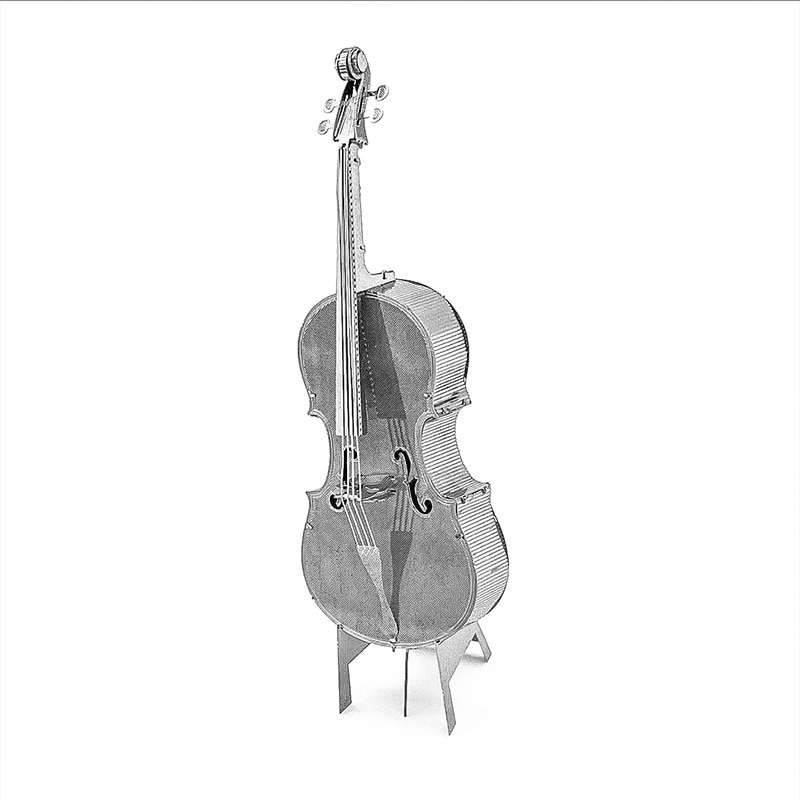 Bass Cello DIY Manual 3D Metal Jigsaw Adult Stereo Model Splicing Puzzle Toy Bass Cello DIY Manual 3D Metal Jigsaw Adult Stereo Model Splicing Puzzle Toy