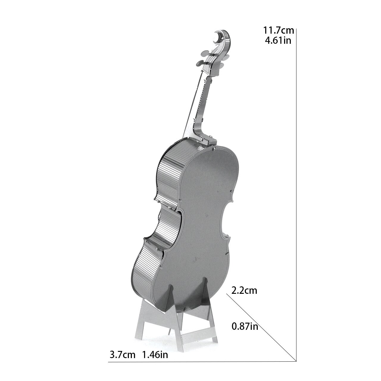 Bass Cello DIY Manual 3D Metal Jigsaw Adult Stereo Model Splicing Puzzle Toy Bass Cello DIY Manual 3D Metal Jigsaw Adult Stereo Model Splicing Puzzle Toy