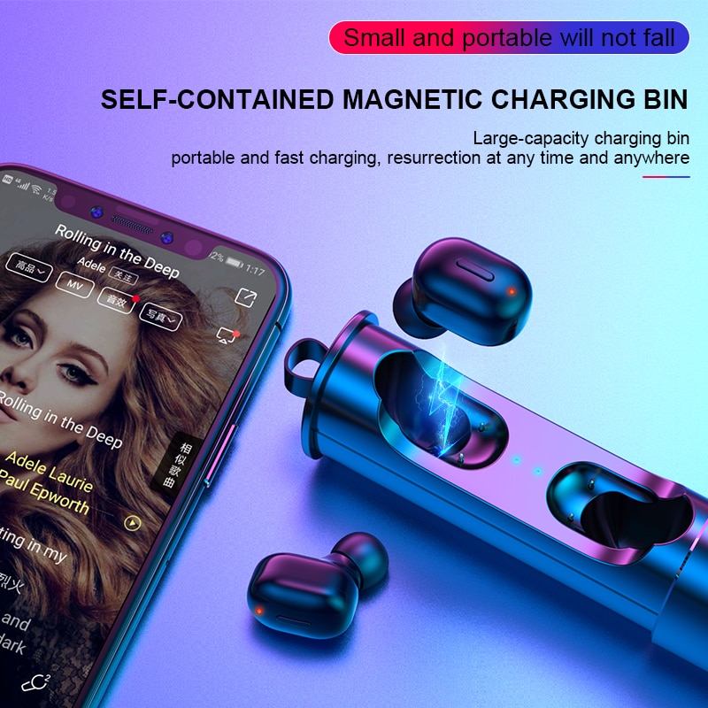 Bass Earphones 6D Surround Earbuds Bass Earphones 6D Surround Earbuds