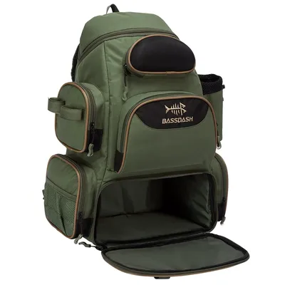 Bassdash Fishing Bag Tackle Backpack Lightweight Tactical Tackle Box Multifunctional Bassdash Fishing Bag Tackle Backpack Lightweight Tactical Tackle Box Multifunctional
