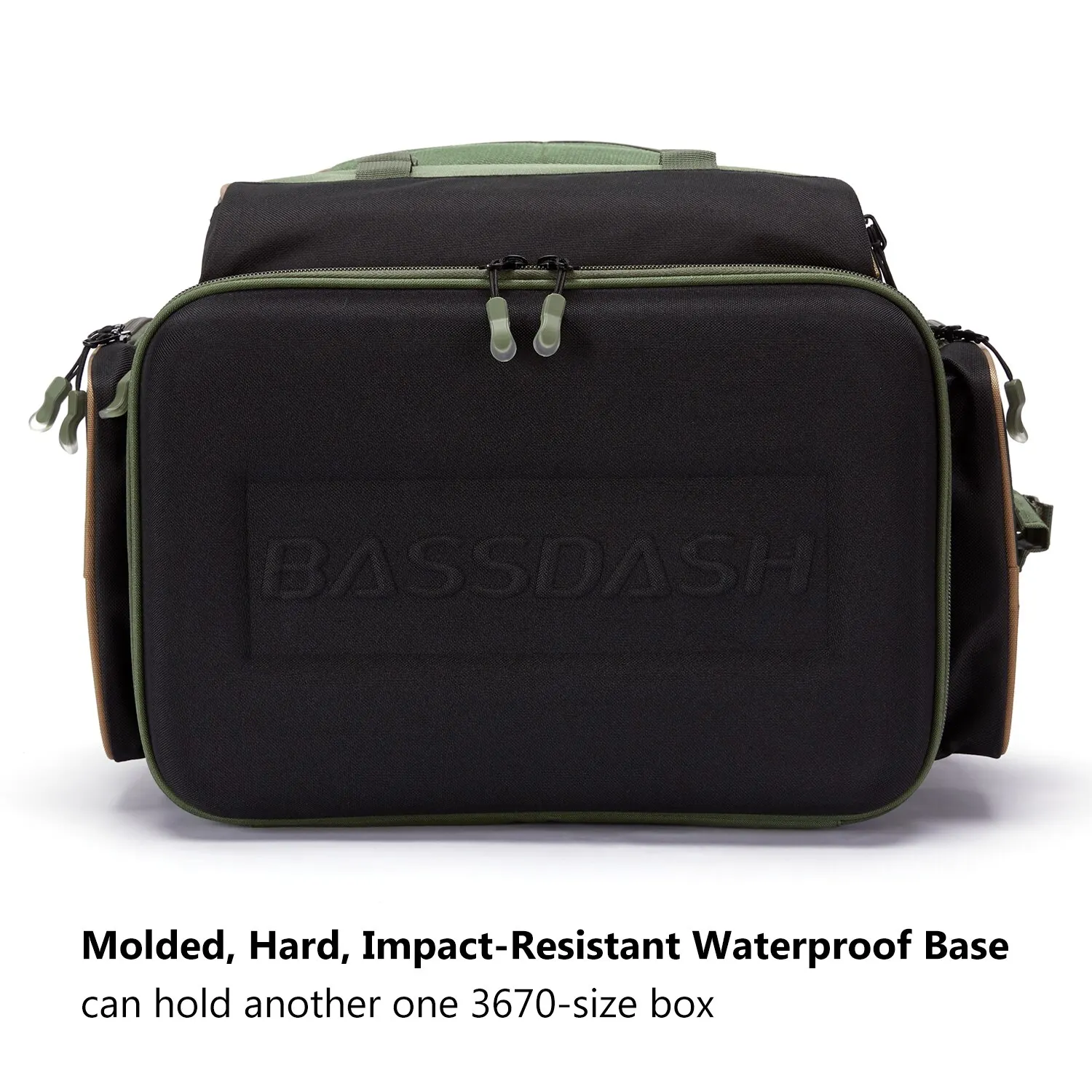 Bassdash Multifunctional Fishing Tackle Backpack Lightweight Tactical Soft Tackle Box with Protective Rain Cover