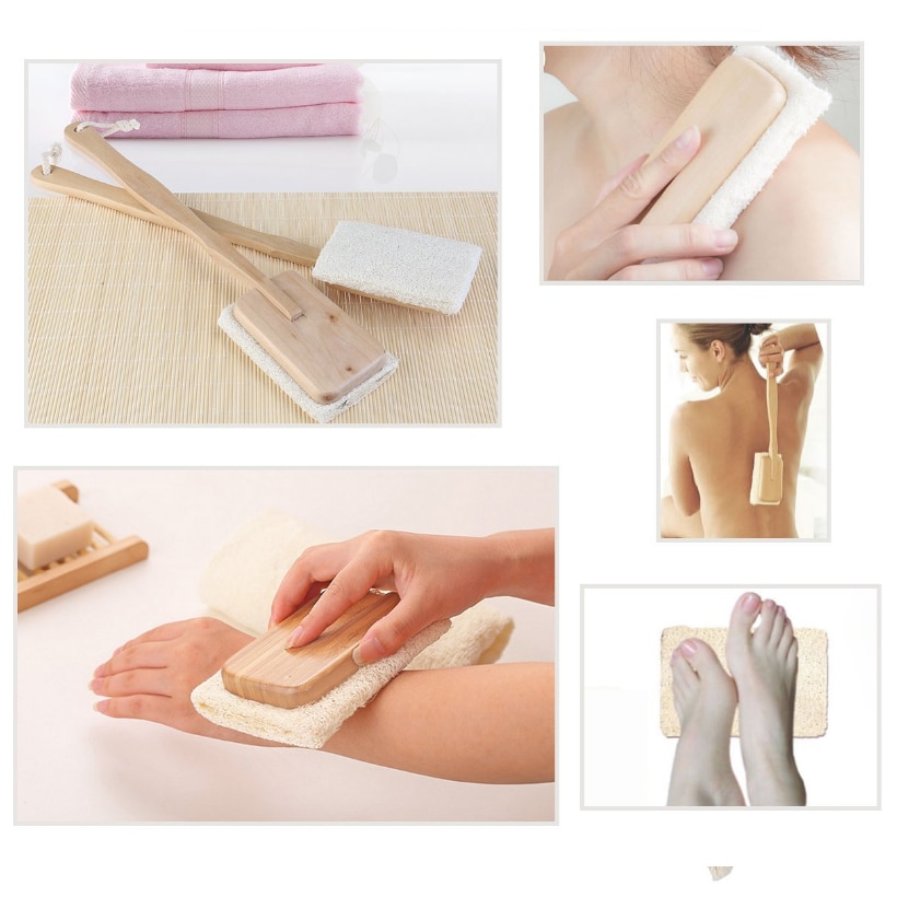 Bath Exfoliating Loofah Brush (2 Pcs)