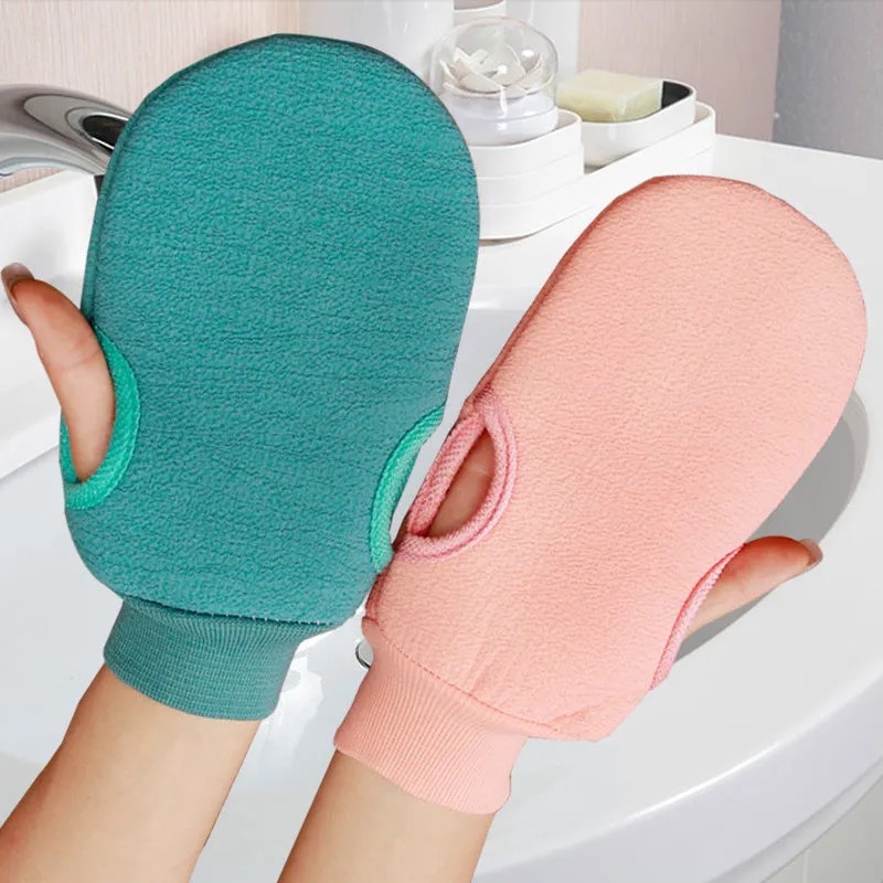 Bath For Peeling Exfoliating Body Cleaning Scrub Mitt Rub Dead Skin Gloves For Shower Body Brush Towel SPA Foam Body