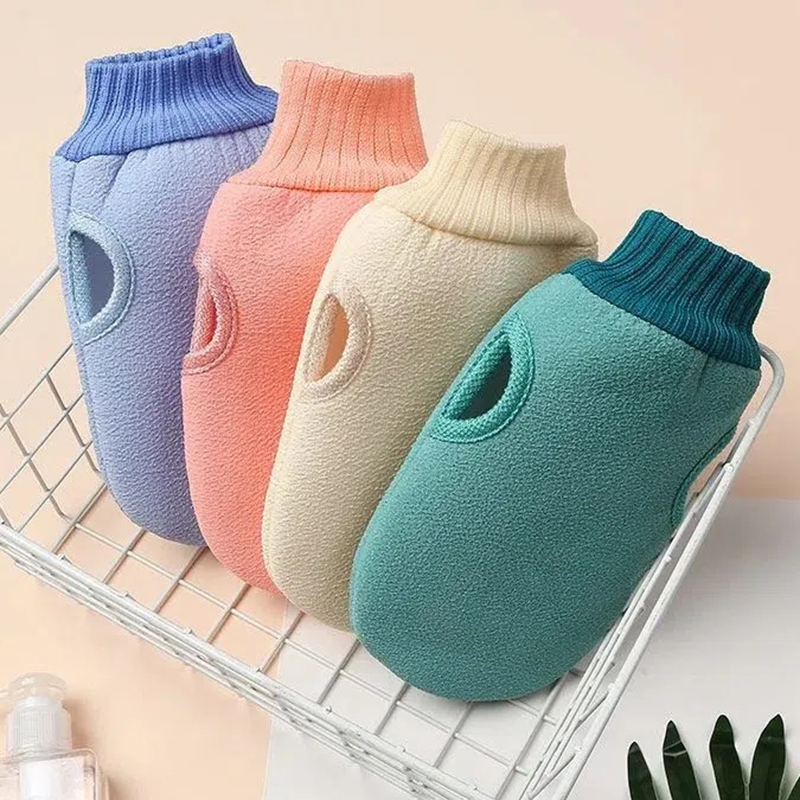 Bath For Peeling Exfoliating Body Cleaning Scrub Mitt Rub Dead Skin Gloves For Shower Body Brush Towel SPA Foam Body