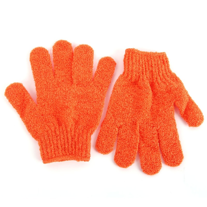 Bath Gloves 1 Pair Exfoliating Scrubber