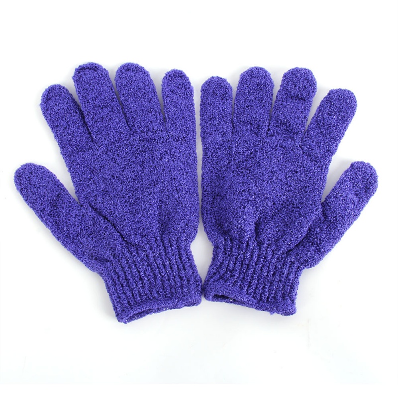 Bath Gloves 1 Pair Exfoliating Scrubber