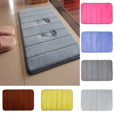 Bath Rug Memory Foam Mat